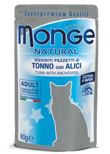 Monge Natural Cat Adult Tuna&Anchov. 80g